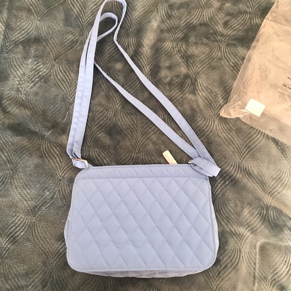 💋Nail biting SALE! BRAND NEW Vera Bradley Petite Crossbody Sky Blue - Picture 4 of 5